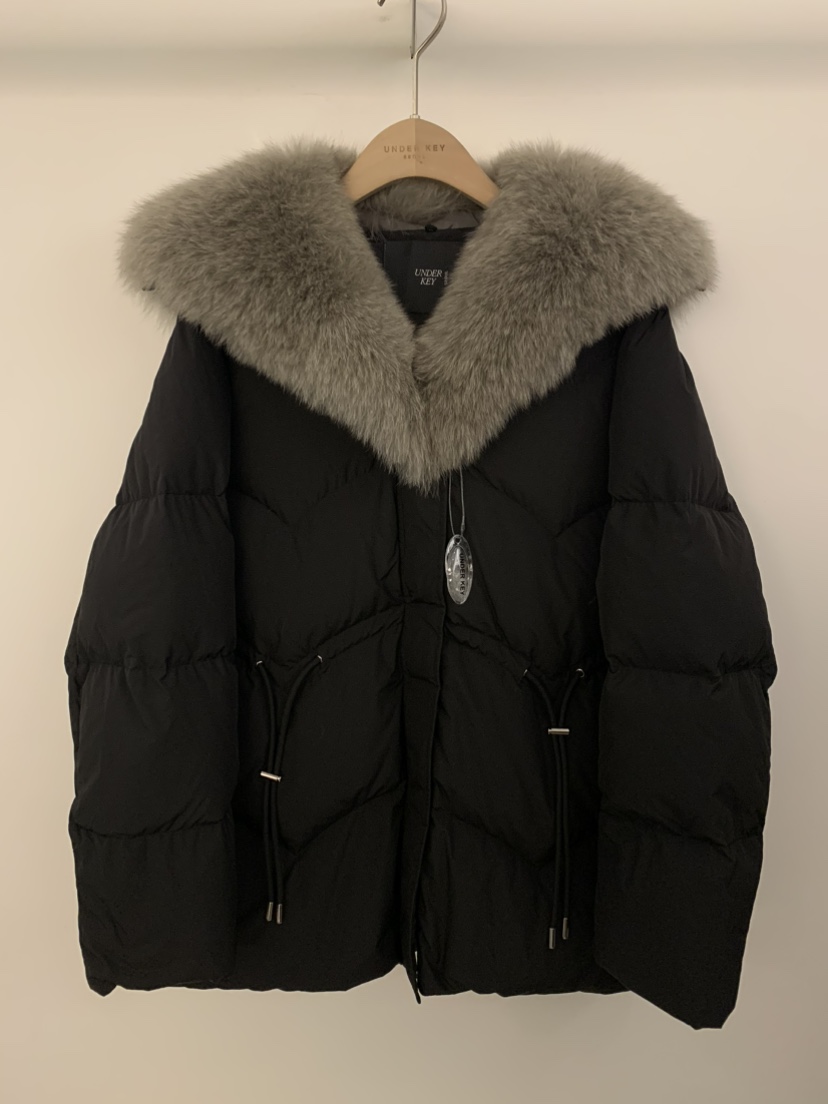 UNDER KEY東大門㊣直郵女士新品時尚休閑職業真品短款羽絨服UNDER KEY短款羽絨服圖色3