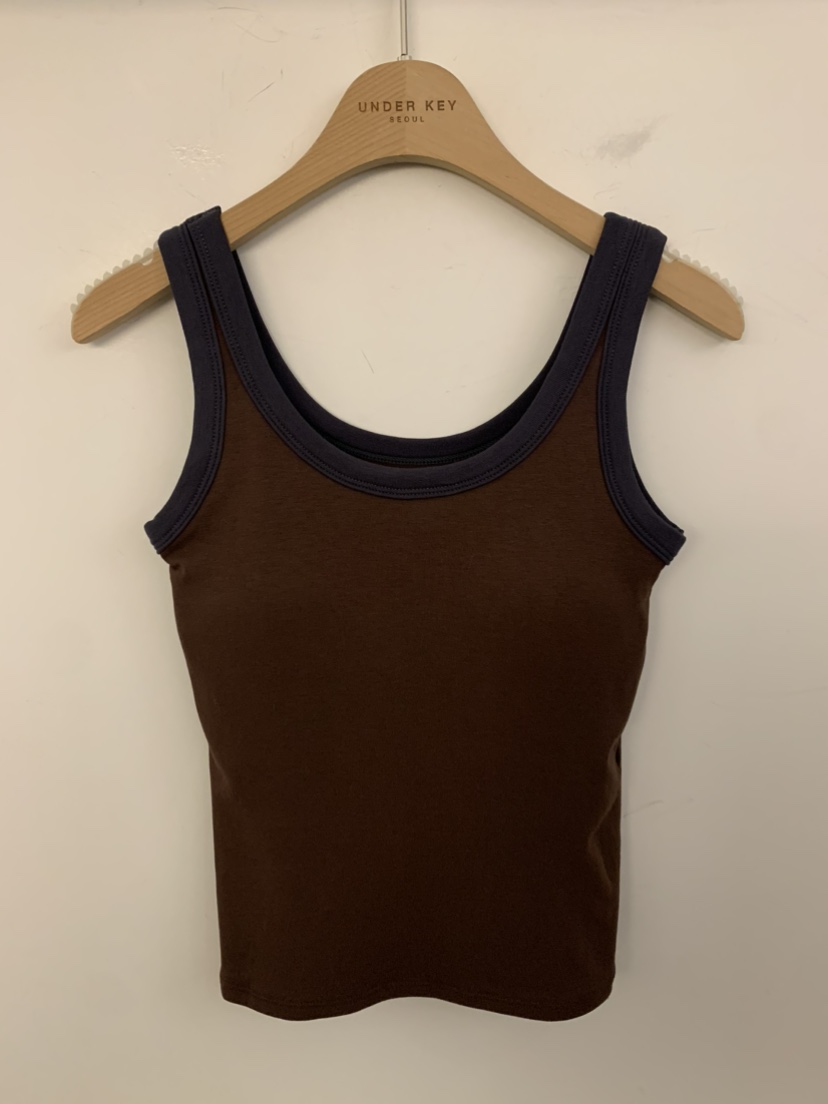 UNDER KEY東大門㊣實拍女士新品時尚真品人氣推薦吊帶背心UNDER KEY吊帶/背心圖色2