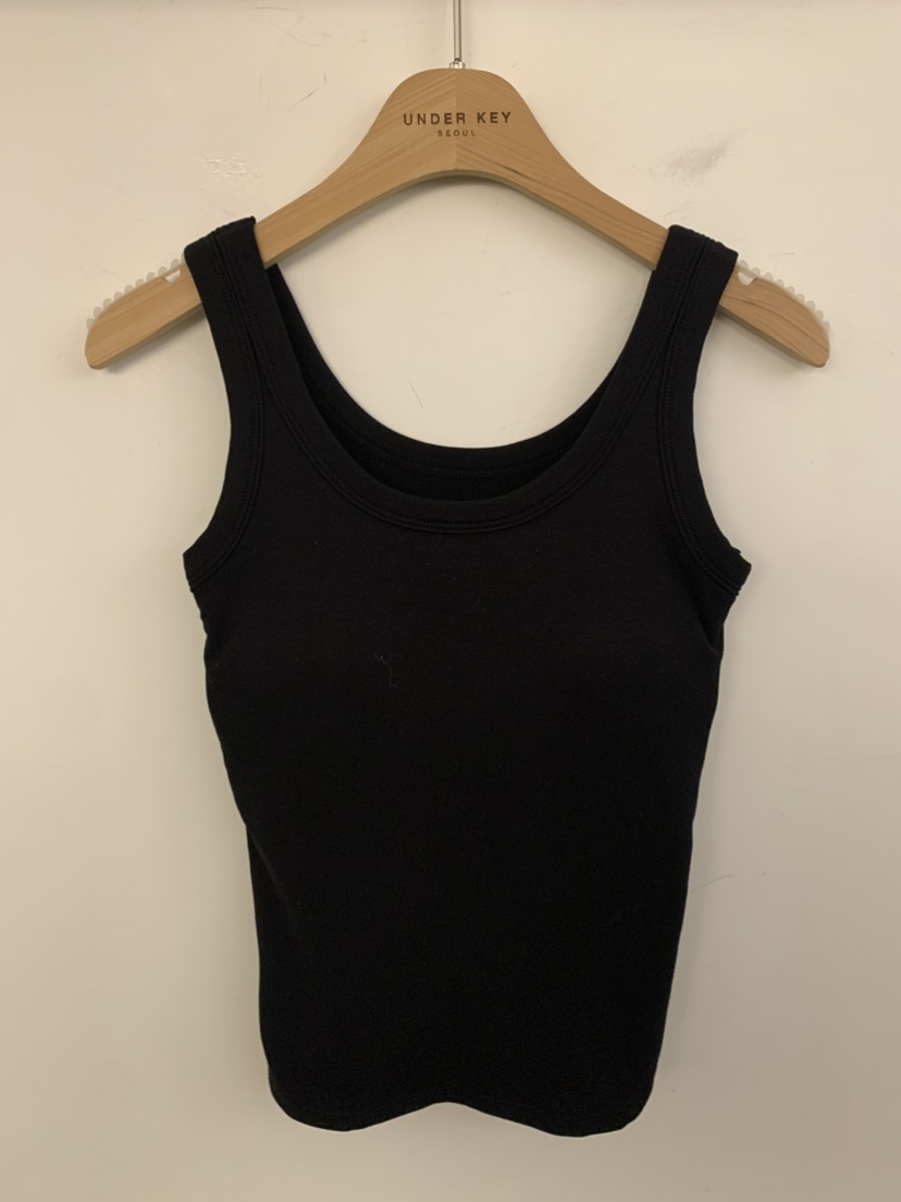 UNDER KEY東大門㊣實拍女士新品時尚真品人氣推薦吊帶背心UNDER KEY吊帶/背心圖色3黑色