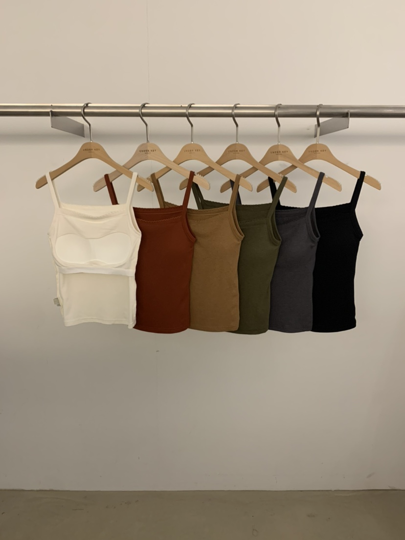 UNDER KEY東大門㊣實拍女裝新品25秋冬熱賣職業人氣吊帶背心UNDER KEY吊帶/背心