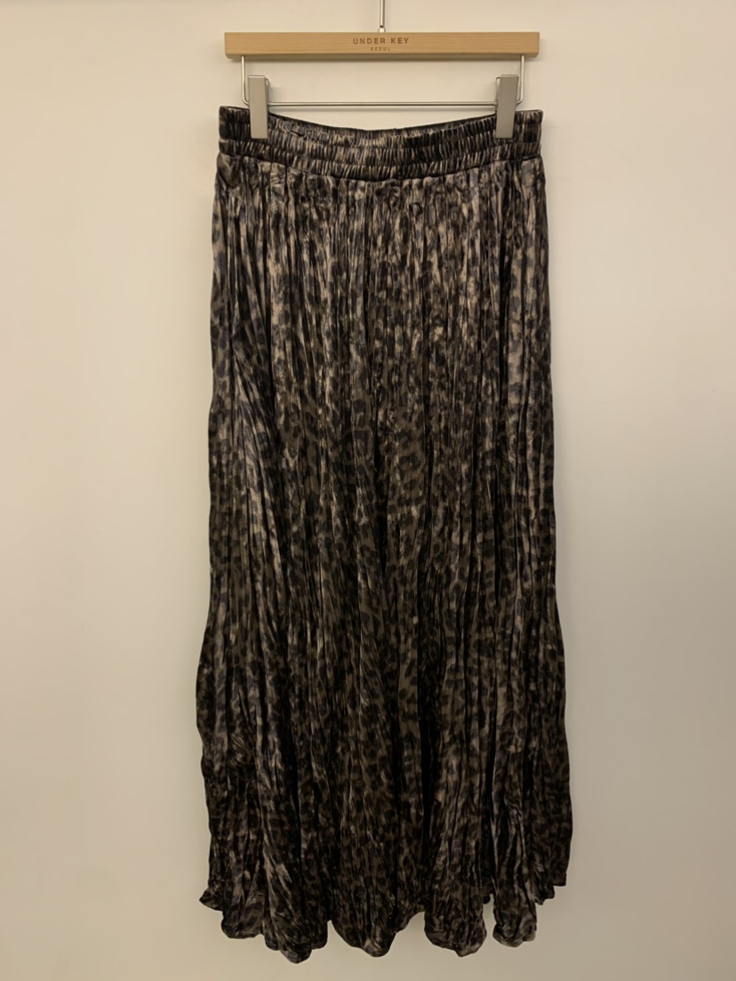 UNDER KEY韓國代購㊣女士新品25秋冬休閑熱賣時尚人氣長裙UNDER KEY長裙圖色2深棕色