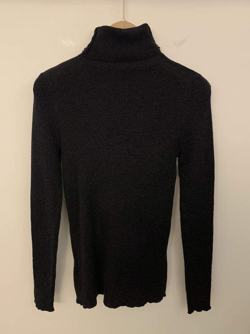 UNDER KEY東大門㊣代購女裝新品熱賣人氣推薦真品長袖T恤羊毛UNDER KEY長袖T恤圖色3墨色