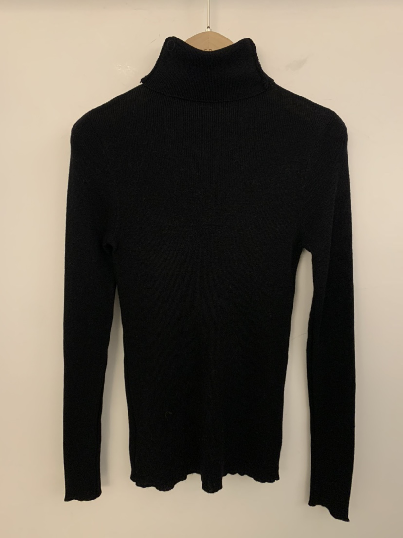 UNDER KEY東大門㊣代購女裝新品熱賣人氣推薦真品長袖T恤羊毛UNDER KEY長袖T恤圖色5黑色