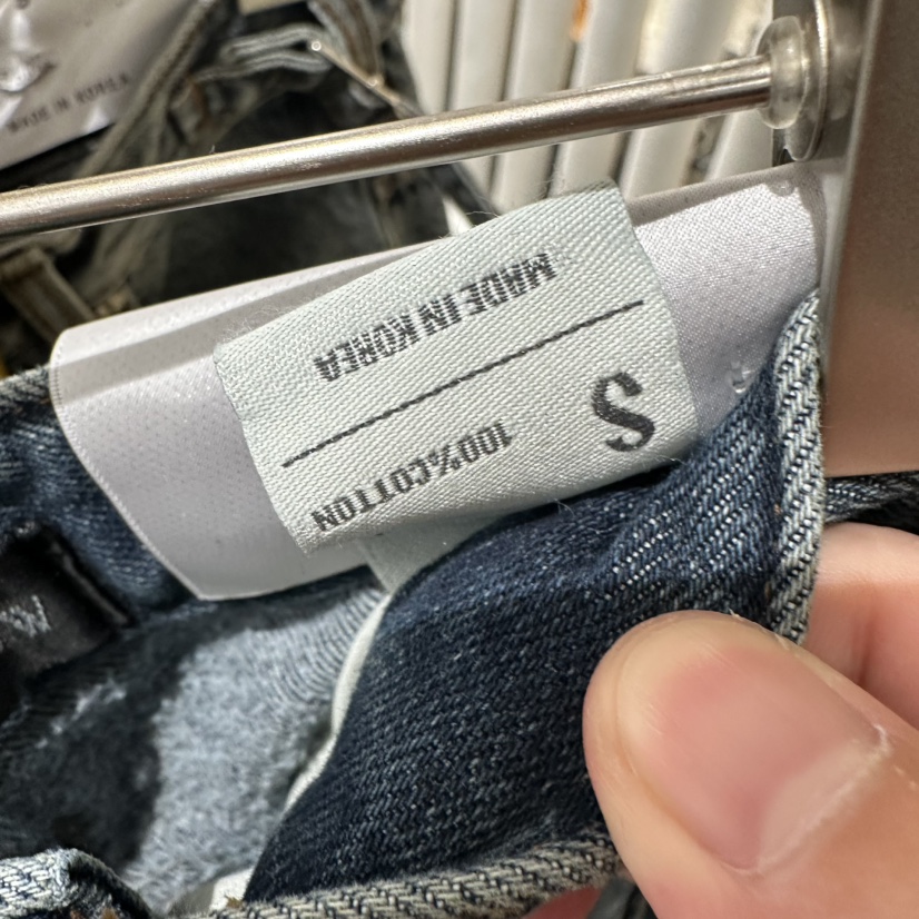 GRAYMELLOW韓國代購㊣女裝新款休閑熱賣推薦25秋冬真品牛仔褲GRAYMELLOW牛仔褲