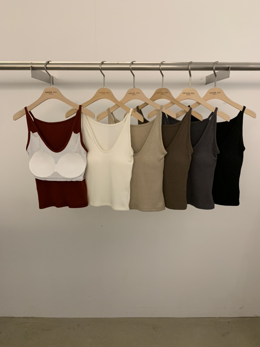 UNDER KEY東大門㊣直郵女裝新款人氣推薦時尚職業吊帶背心UNDER KEY吊帶/背心