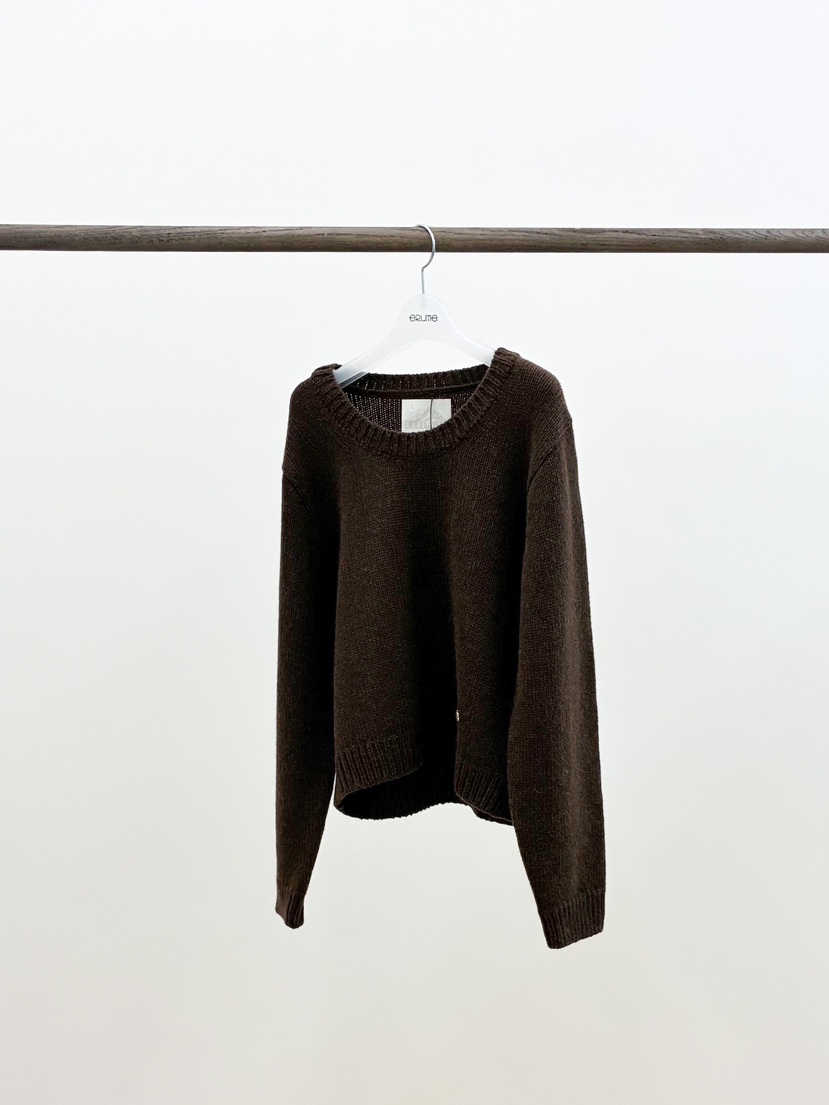 ERUME韓國代購㊣女士新款人氣推薦熱賣休閑時尚真品針織衫羊駝ERUME針織衫圖色3