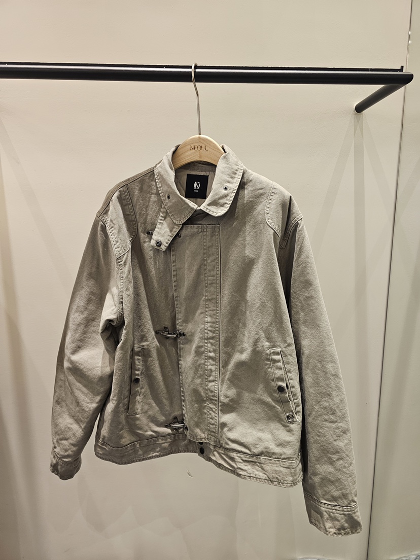 NEOUL東大門㊣實拍女裝新款時尚人氣熱賣25秋冬休閑真品夾克NEOUL/ahin雙領標簽夾克