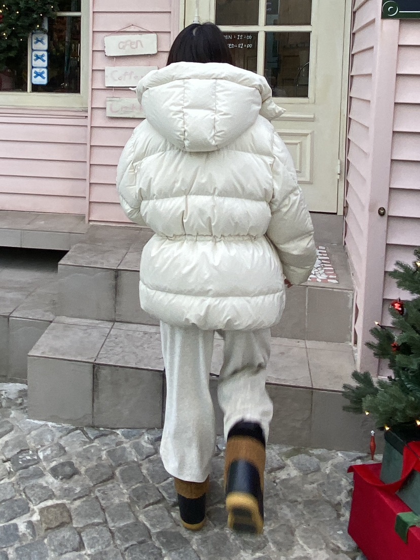 ERUME韓國直郵㊣女士新品時尚職業推薦休閑真品熱賣短款棉服ERUME短款棉服