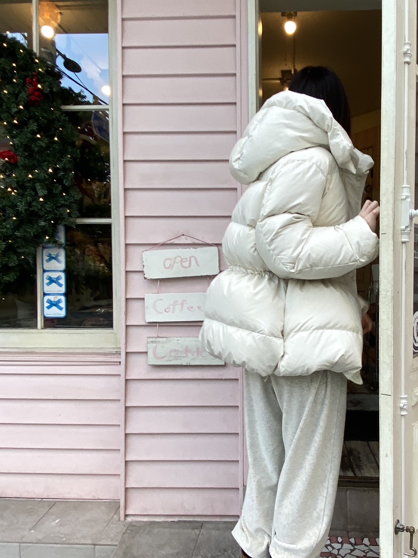 ERUME韓國直郵㊣女士新品時尚職業推薦休閑真品熱賣短款棉服ERUME短款棉服