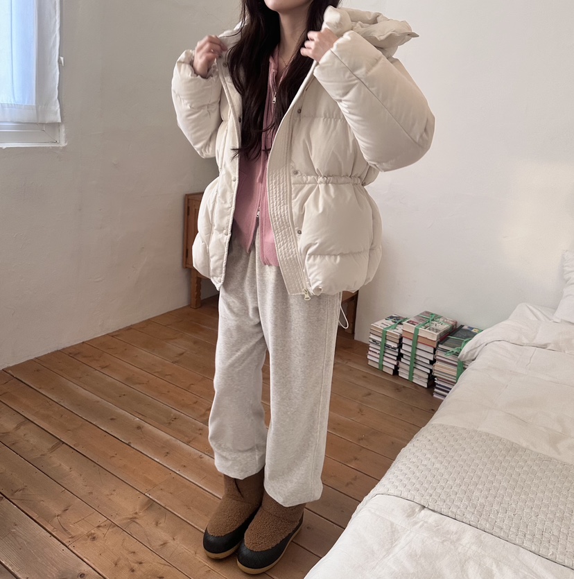 ERUME韓國直郵㊣女士新品時尚職業推薦休閑真品熱賣短款棉服ERUME短款棉服