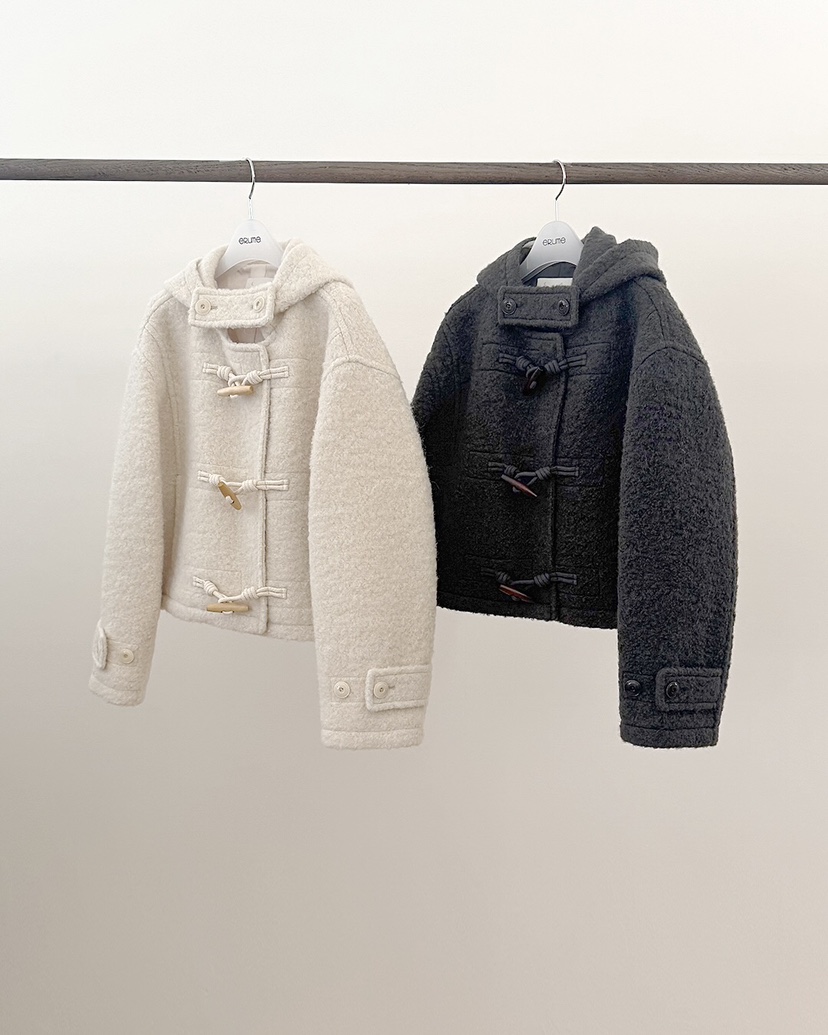 ERUME韓國代購㊣女士新品25秋冬人氣熱賣職業休閑真品短款大衣ERUME短款大衣