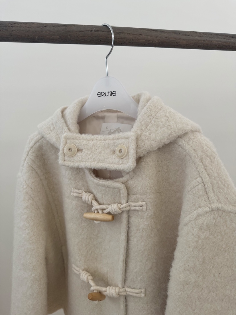 ERUME韓國代購㊣女士新品25秋冬人氣熱賣職業休閑真品短款大衣ERUME短款大衣