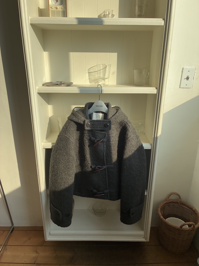 ERUME韓國代購㊣女士新品25秋冬人氣熱賣職業休閑真品短款大衣ERUME短款大衣