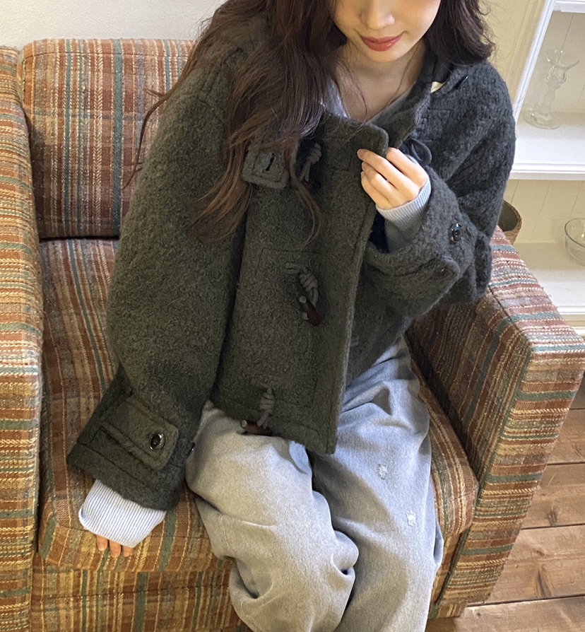 ERUME韓國代購㊣女士新品25秋冬人氣熱賣職業休閑真品短款大衣ERUME短款大衣