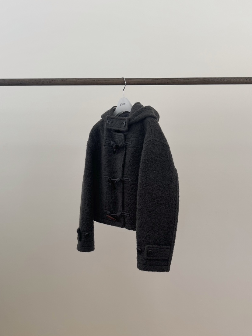 ERUME韓國代購㊣女士新品25秋冬人氣熱賣職業休閑真品短款大衣ERUME短款大衣圖色2