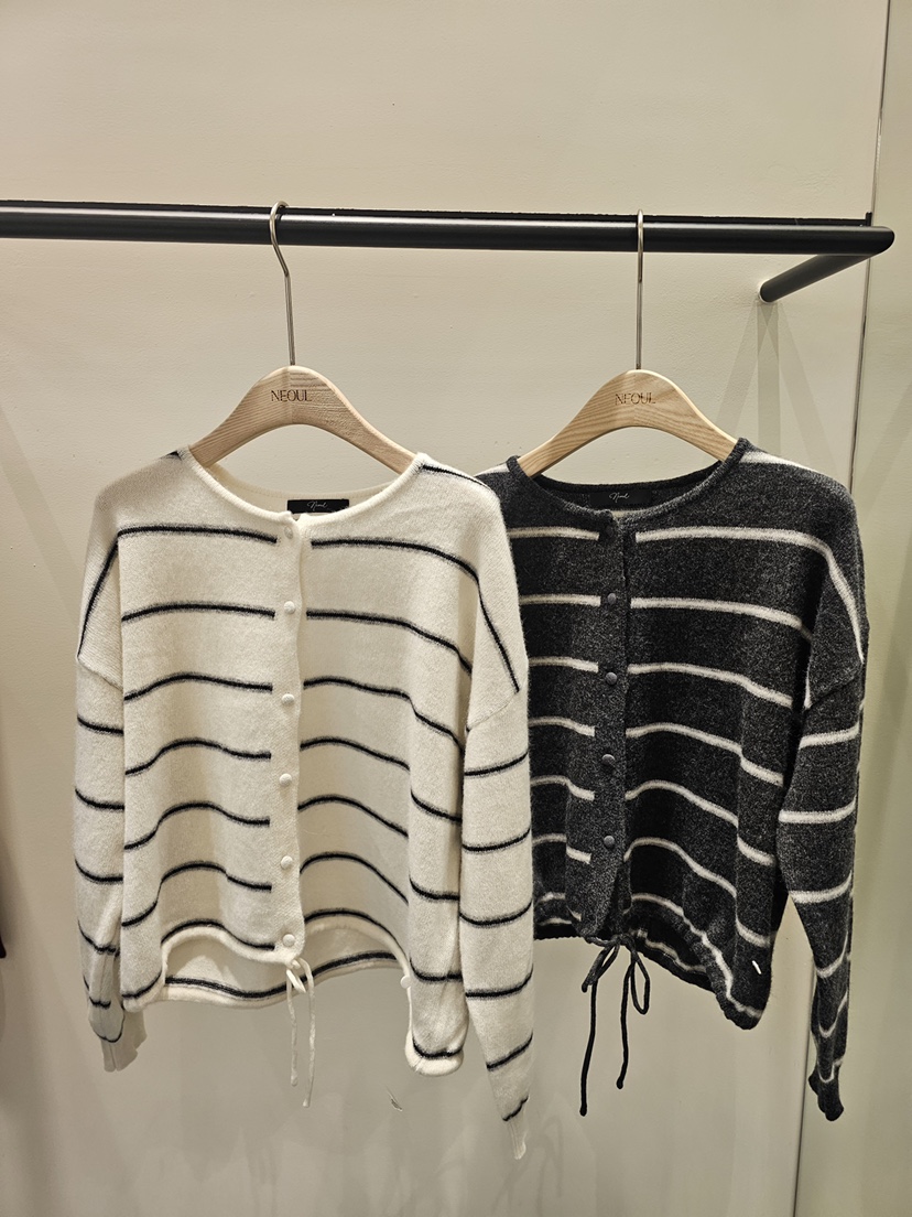 NEOUL東大門㊣直郵女裝新款人氣推薦時尚25秋冬職業真品針織衫NEOUL/ahin雙領標簽針織衫