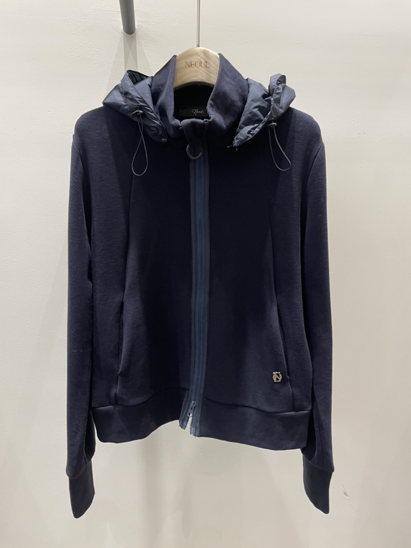 NEOUL東大門㊣實拍女士新款職業推薦休閑人氣熱賣真品衛衣拉鏈NEOUL/ahin雙領標簽衛衣圖色2