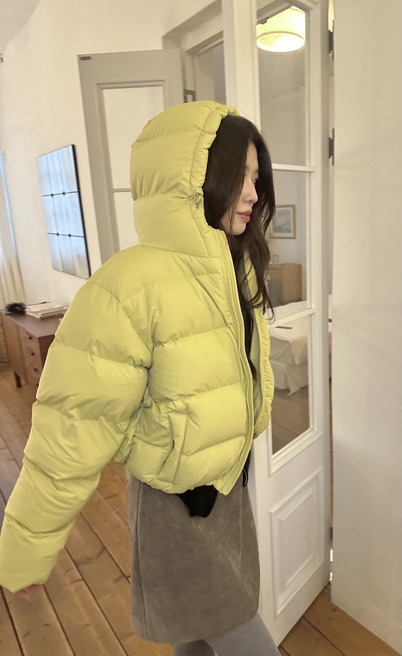 ERUME韓國直郵㊣女裝新品推薦人氣職業真品25秋冬時尚短款棉服ERUME短款棉服