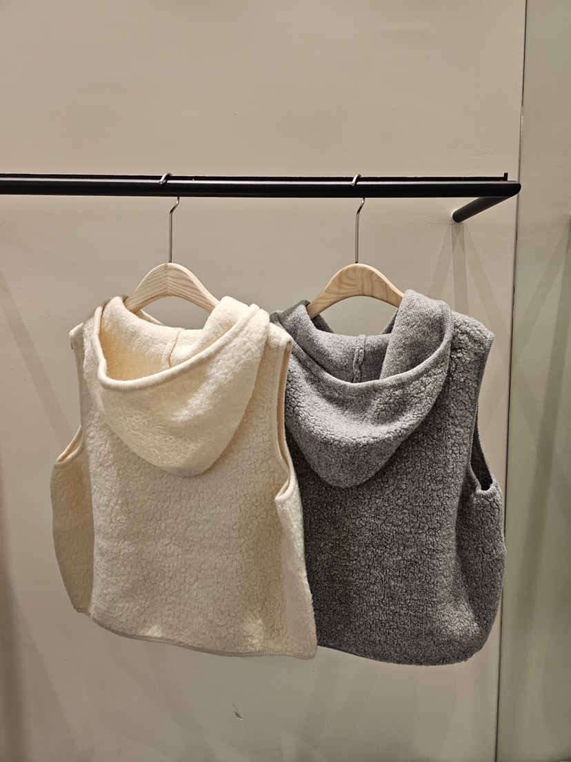 NEOUL東大門㊣代購女士新品人氣真品熱賣推薦25秋冬馬甲羊毛NEOUL/ahin雙領標簽馬甲