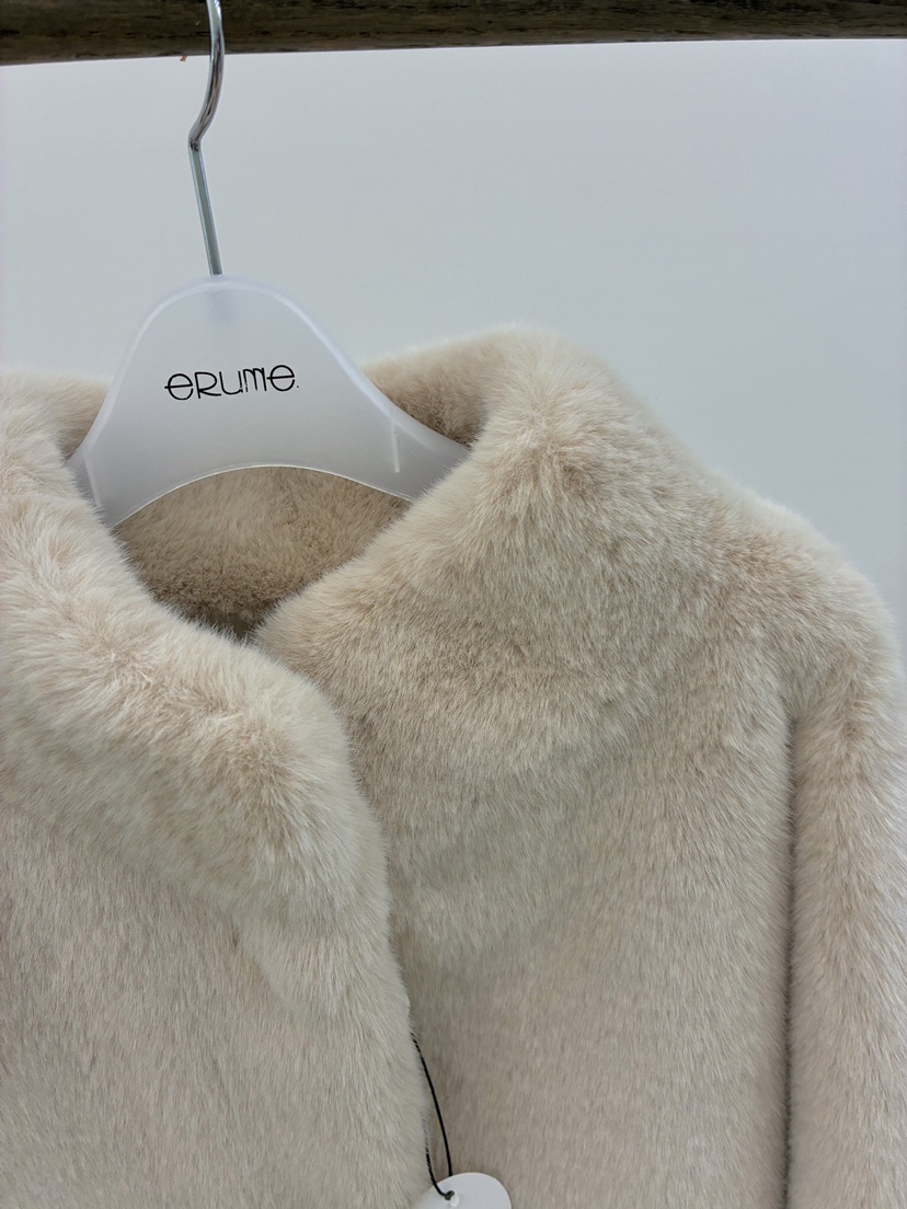 ERUME東大門㊣代購女裝新品真品休閑人氣時尚熱賣中長款大衣ERUME中長款大衣