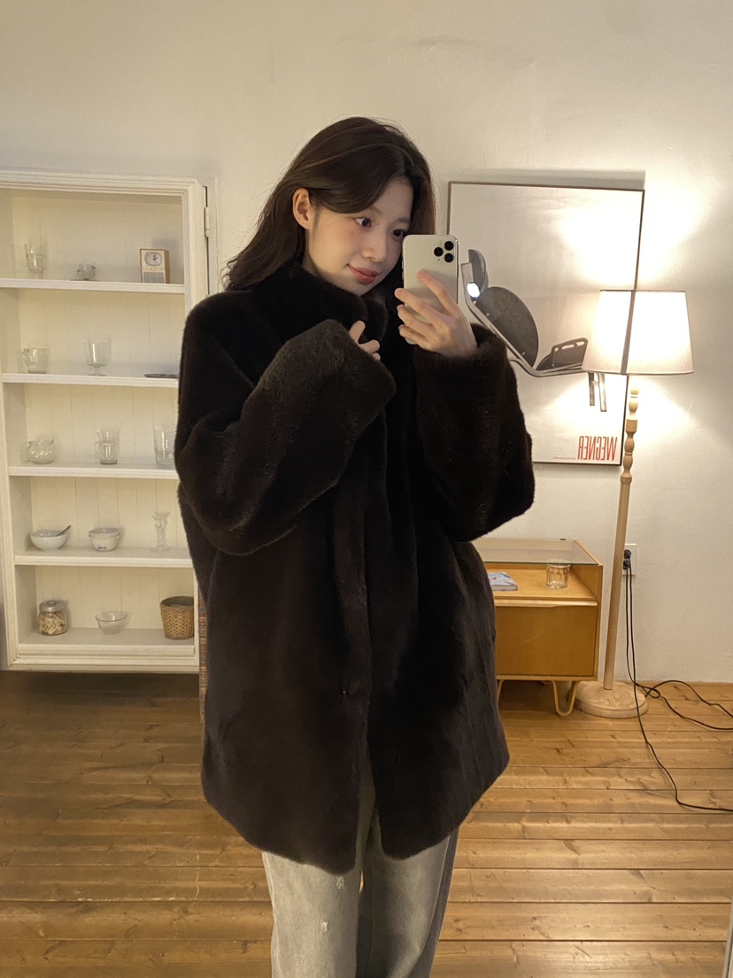 ERUME東大門㊣代購女裝新品真品休閑人氣時尚熱賣中長款大衣ERUME中長款大衣