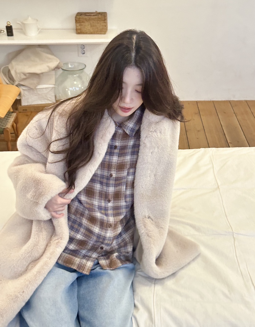 ERUME東大門㊣代購女裝新品真品休閑人氣時尚熱賣中長款大衣ERUME中長款大衣