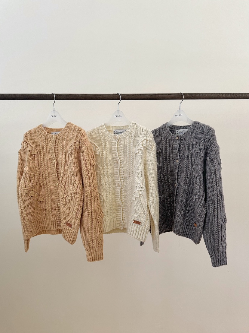 ERUME東大門㊣實拍女裝新款熱賣休閑人氣時尚25秋冬針織衫手工ERUME針織衫