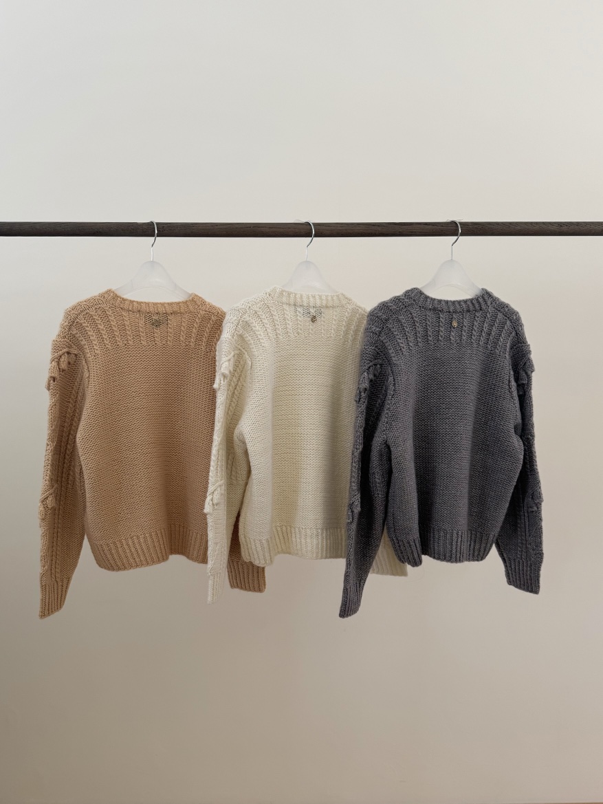 ERUME東大門㊣實拍女裝新款熱賣休閑人氣時尚25秋冬針織衫手工ERUME針織衫