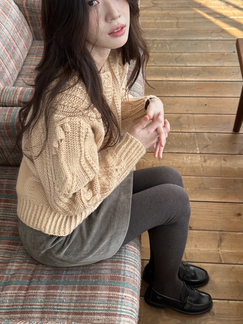 ERUME東大門㊣實拍女裝新款熱賣休閑人氣時尚25秋冬針織衫手工ERUME針織衫