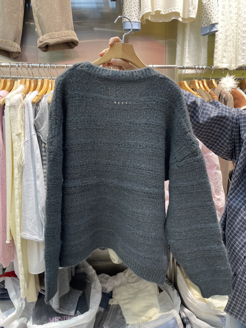 MENDL S韓國直郵㊣女裝新品真品推薦人氣針織衫含帽子套裝MENDL S針織衫