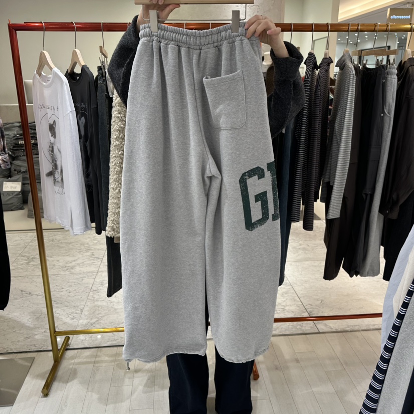 GRAYMELLOW韓國直郵㊣女裝新品熱賣25秋冬推薦休閑休閑褲加絨GRAYMELLOW休閑褲