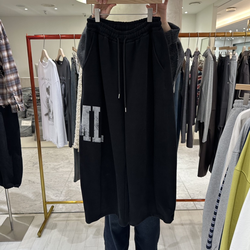 GRAYMELLOW韓國直郵㊣女裝新品熱賣25秋冬推薦休閑休閑褲加絨GRAYMELLOW休閑褲圖色2