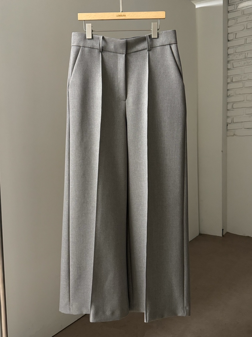 LOWBURN韓國代購㊣女士新款休閑人氣熱賣25秋冬推薦職業休閑褲LOWBURN休閑褲圖色2