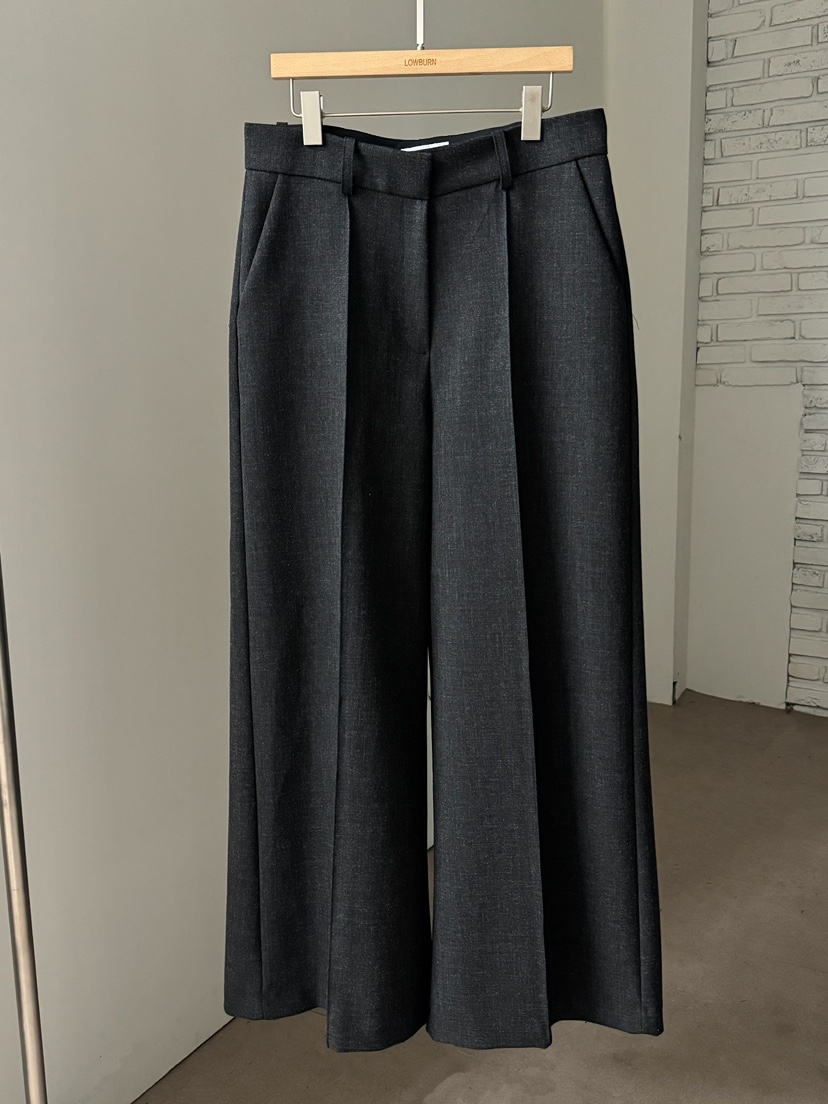 LOWBURN韓國代購㊣女士新款休閑人氣熱賣25秋冬推薦職業休閑褲LOWBURN休閑褲圖色3