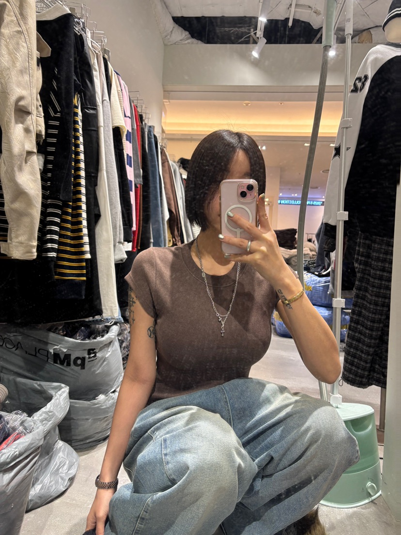 OKIE東大門㊣代購女士新品真品休閑推薦熱賣職業人氣T恤羊毛帽OKIET恤