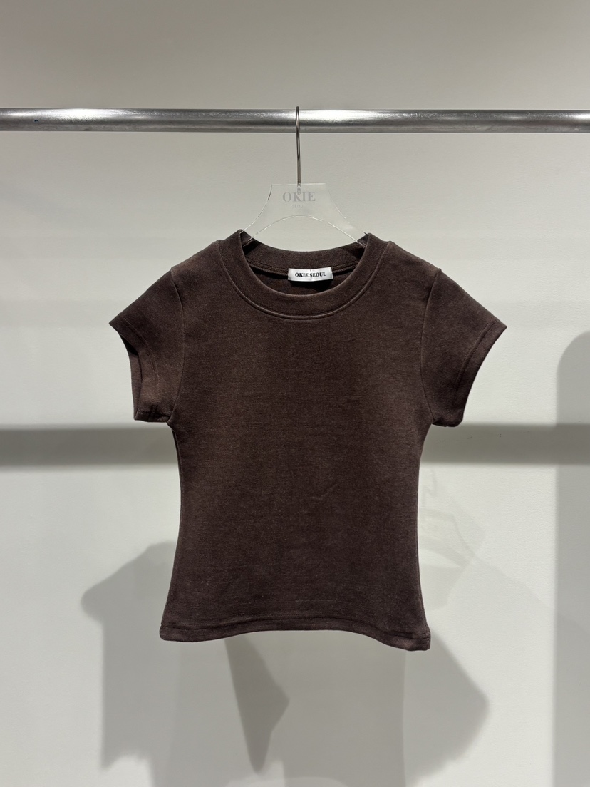 OKIE東大門㊣代購女士新品真品休閑推薦熱賣職業人氣T恤羊毛帽OKIET恤圖色2