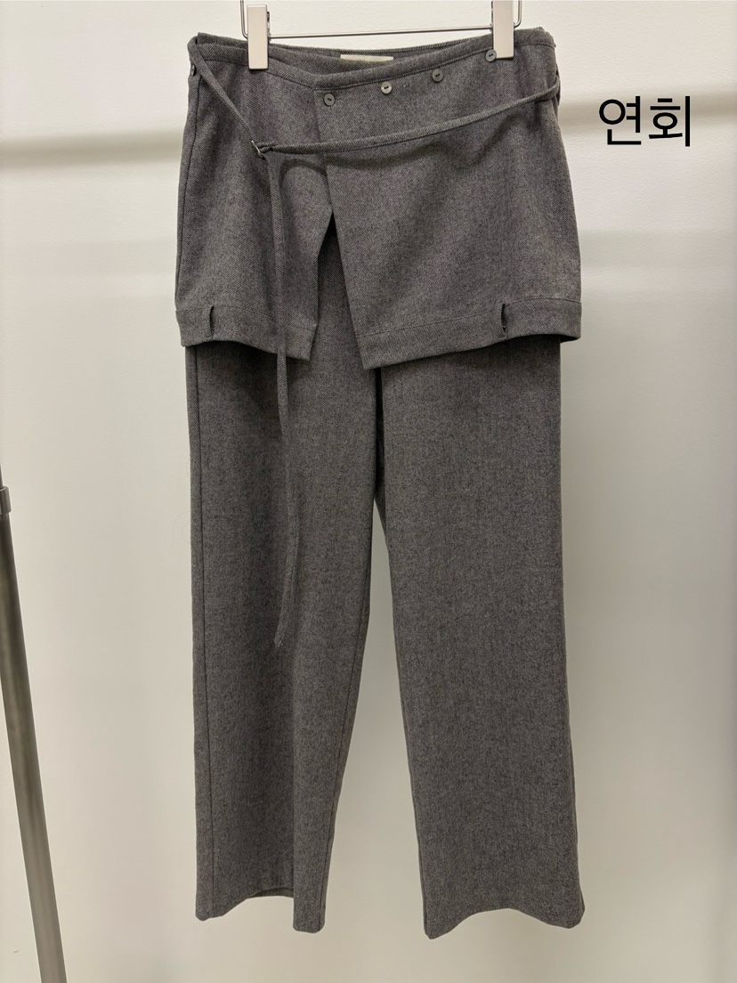 KONI東大門㊣實拍女士新品時尚推薦休閑熱賣職業裙褲含腰帶KONI裙褲