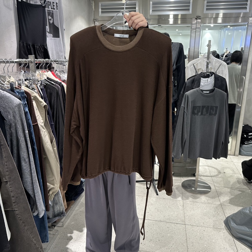 HERTZ-P東大門㊣直郵女士新款熱賣真品推薦25秋冬休閑長袖T恤HERTZ-P長袖T恤圖色2