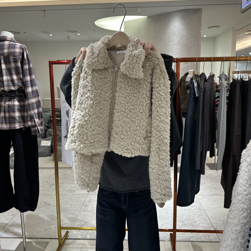 GRAYMELLOW東大門㊣代購女士新款職業休閑真品推薦短款大衣GRAYMELLOW短款大衣圖色2