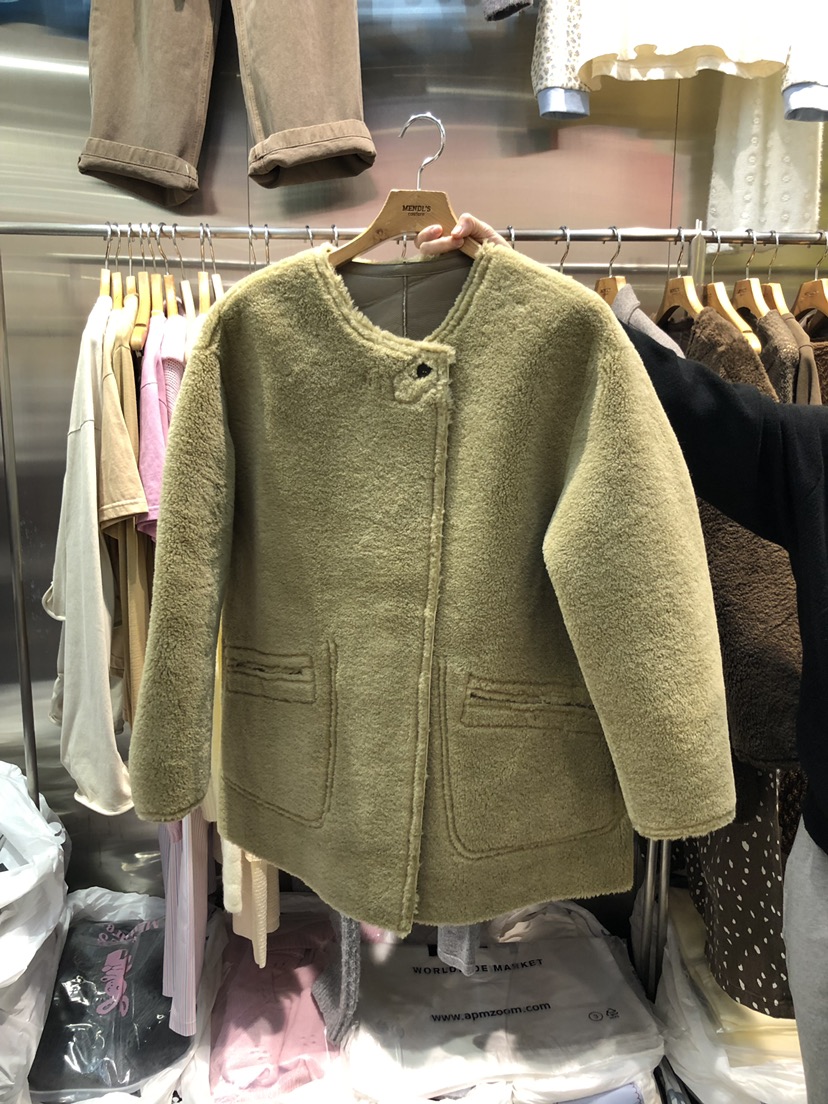 MENDL S韓國代購㊣女裝新款時尚熱賣職業真品25秋冬夾克雙面MENDL S夾克