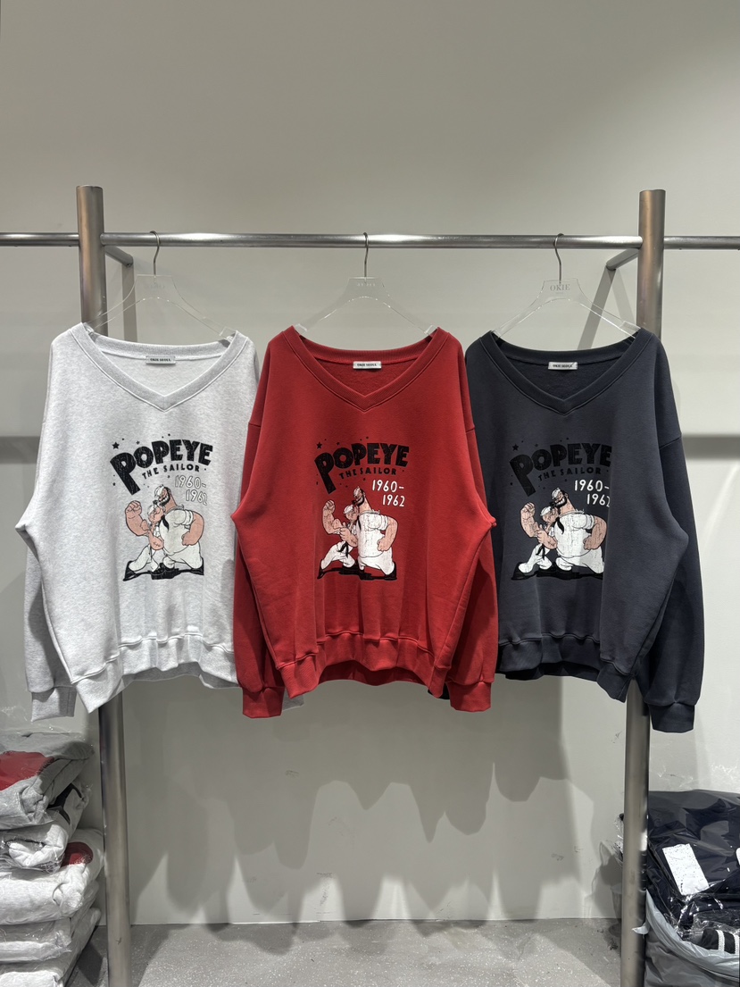 OKIE韓國直郵㊣女士新款人氣推薦真品職業休閑時尚衛衣加絨OKIE衛衣