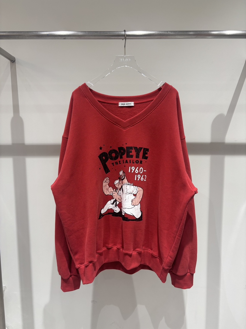 OKIE韓國直郵㊣女士新款人氣推薦真品職業休閑時尚衛衣加絨OKIE衛衣圖色2