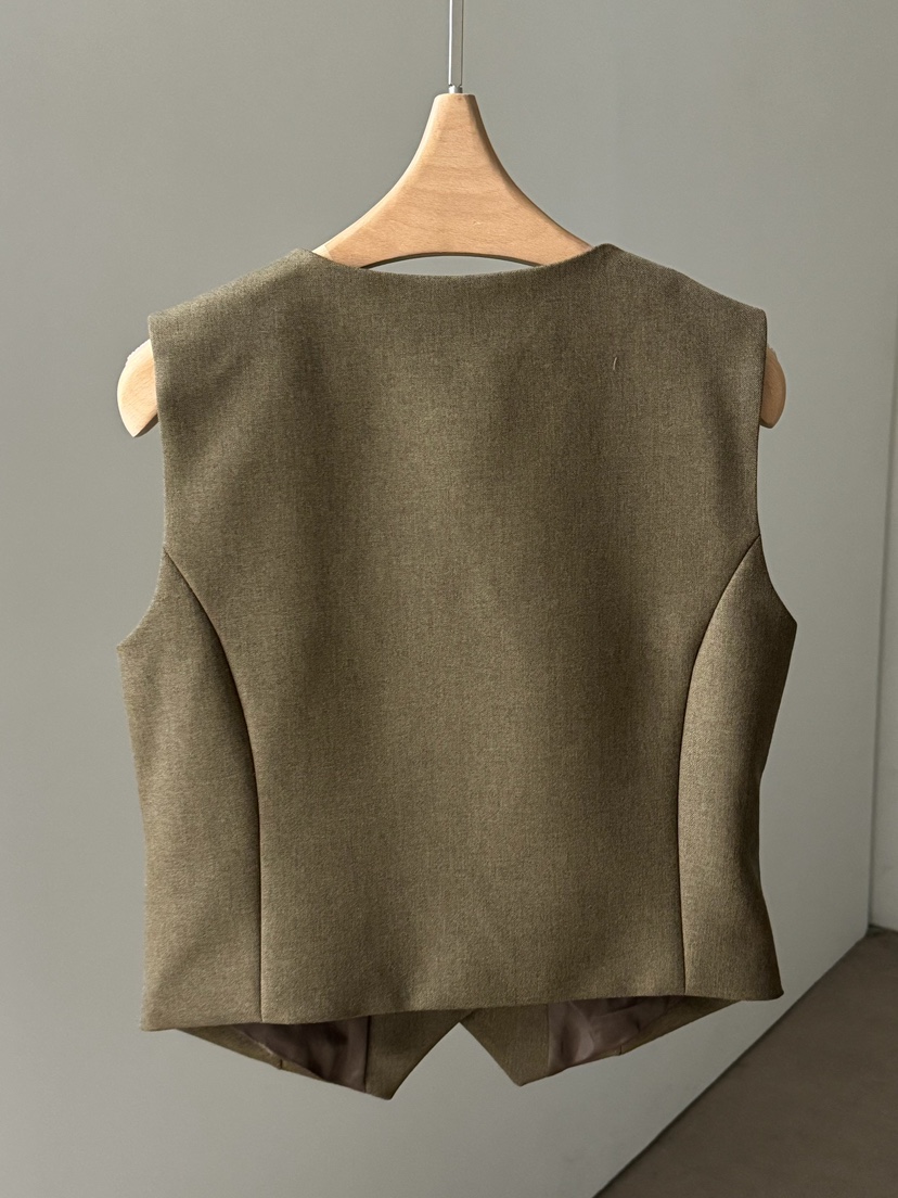 LOWBURN東大門㊣直郵女裝新款人氣職業25秋冬休閑熱賣真品馬甲LOWBURN馬甲