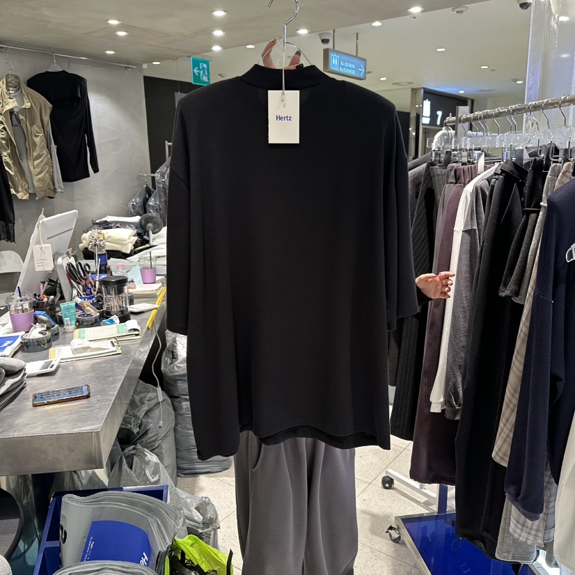HERTZ-P韓國直郵㊣女裝新品職業休閑時尚推薦25秋冬人氣T恤HERTZ-PT恤