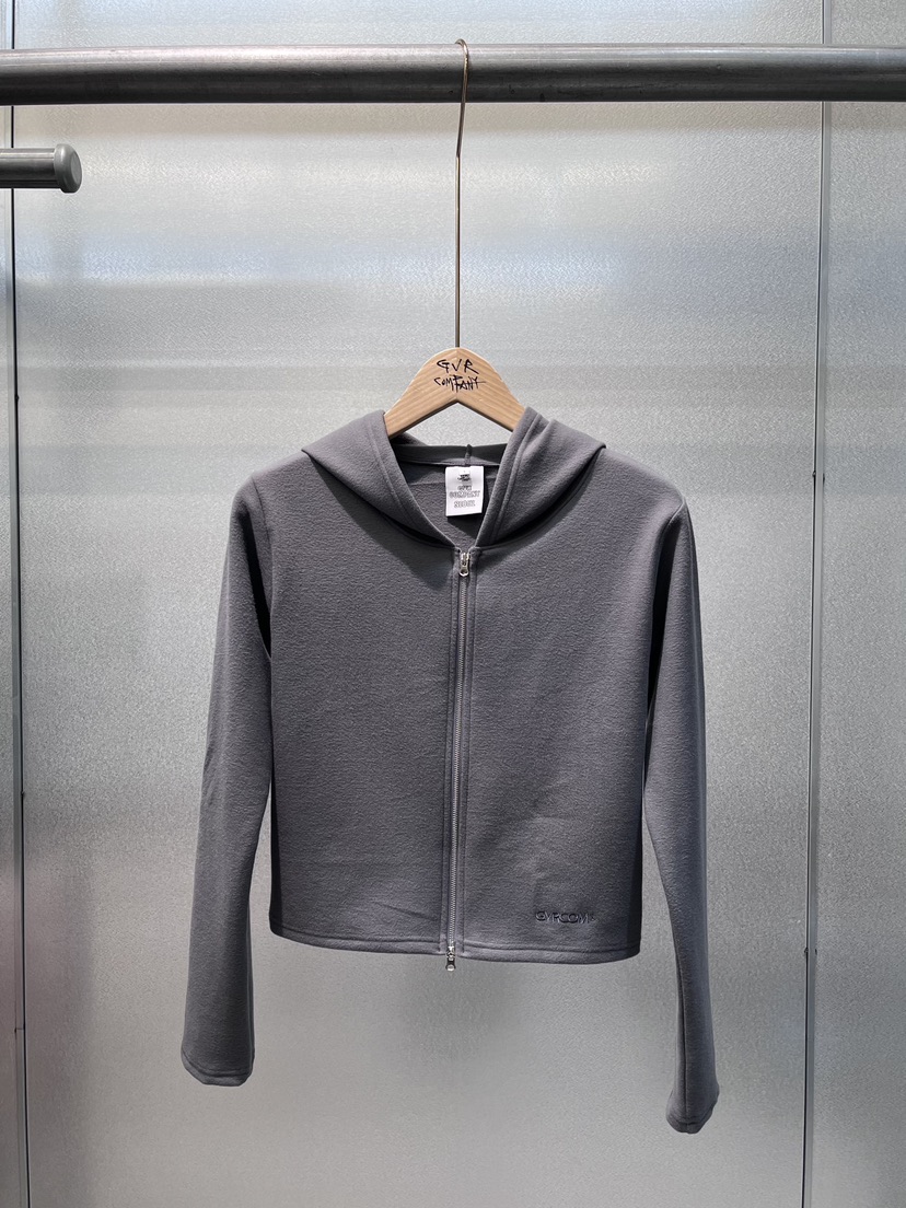 GVR COMPANY東大門㊣代購女士新款25秋冬夾克連帽拉鏈衫保暖柔軟GVR-COMPANY夾克圖色2