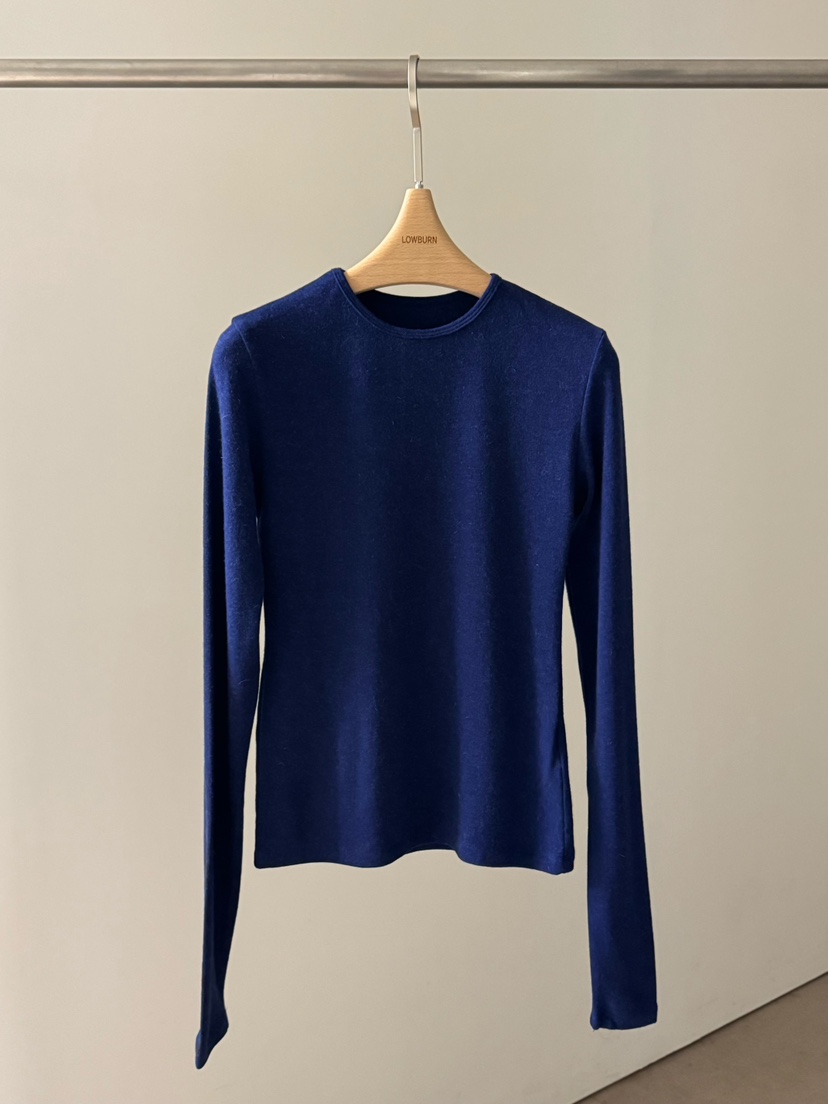LOWBURN東大門㊣實拍女裝新品推薦職業25秋冬長袖T恤安哥拉LOWBURN長袖T恤圖色4