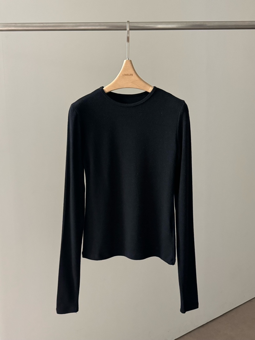 LOWBURN東大門㊣實拍女裝新品推薦職業25秋冬長袖T恤安哥拉LOWBURN長袖T恤圖色6