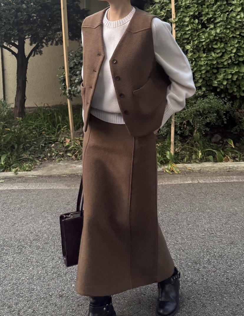 ADELINE東大門㊣實拍女士新款25秋冬休閑時尚真品推薦馬甲羊毛ADELINE馬甲