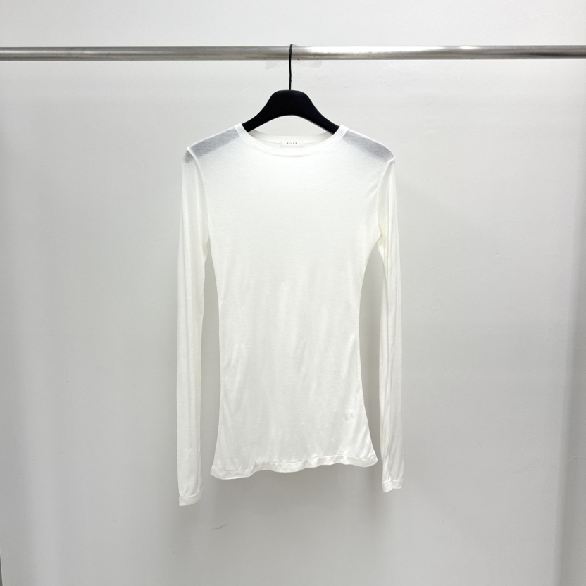 RIVER韓國直郵㊣女裝新款時尚職業人氣推薦休閑熱賣長袖T恤WATER/RIVER長袖T恤