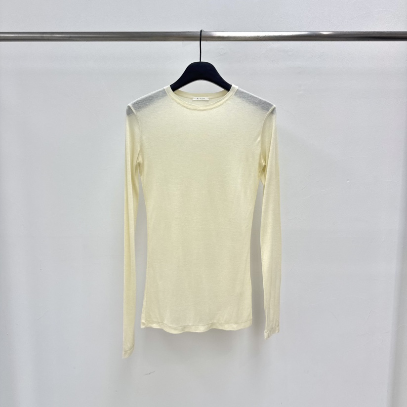 RIVER韓國直郵㊣女裝新款時尚職業人氣推薦休閑熱賣長袖T恤WATER/RIVER長袖T恤圖色2